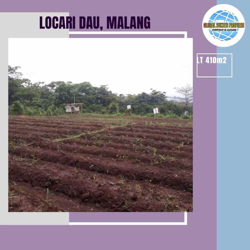 dijual tanah jl locari kel sumber sekar