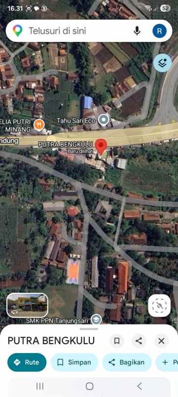 dijual tanah jl nasional 5
