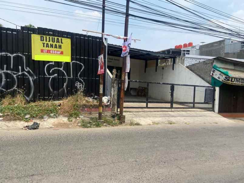 dijual tanah jl raden saleh sukmajaya