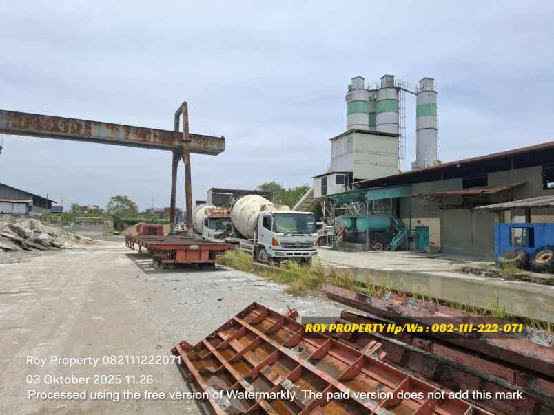 dijual tanah jl raya cakung cilincing