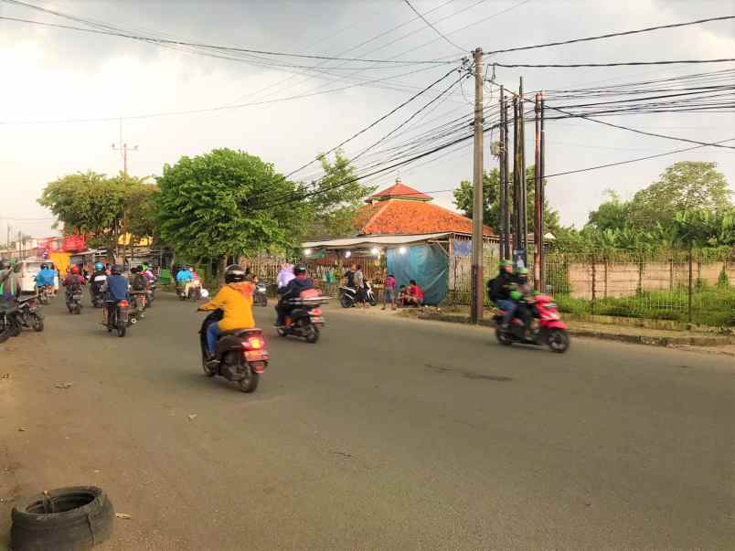 dijual tanah jl raya karadenan cibinong