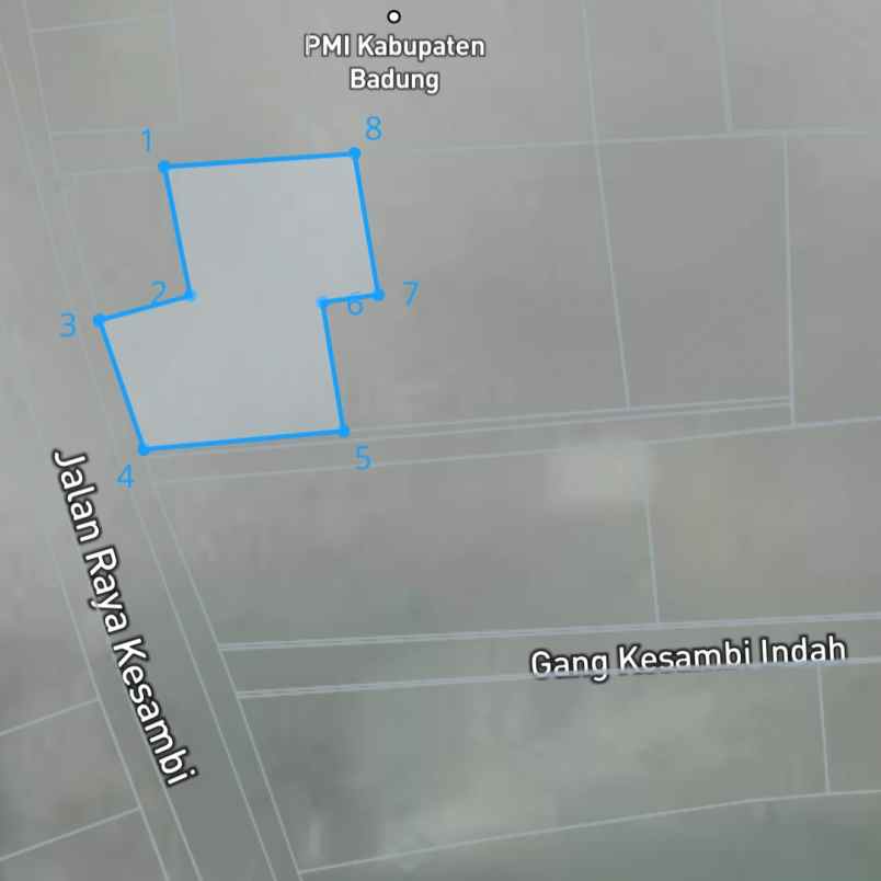 dijual tanah jl raya kesambi