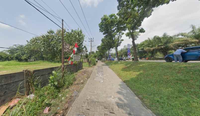 dijual tanah jl raya rawabuntu