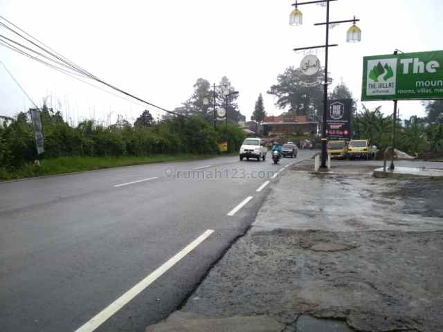 dijual tanah kavling di jl raya puncak