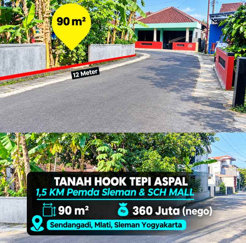 dijual tanah mlati