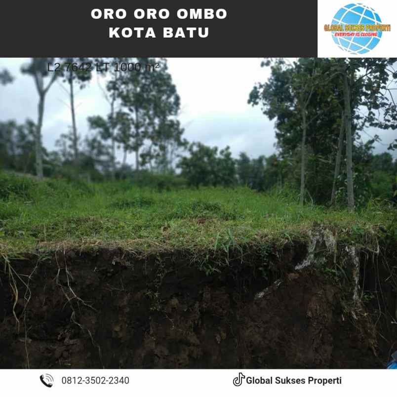 dijual tanah oro oro ombo