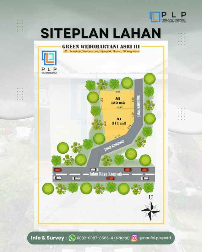 dijual tanah sambirejo wedomartani