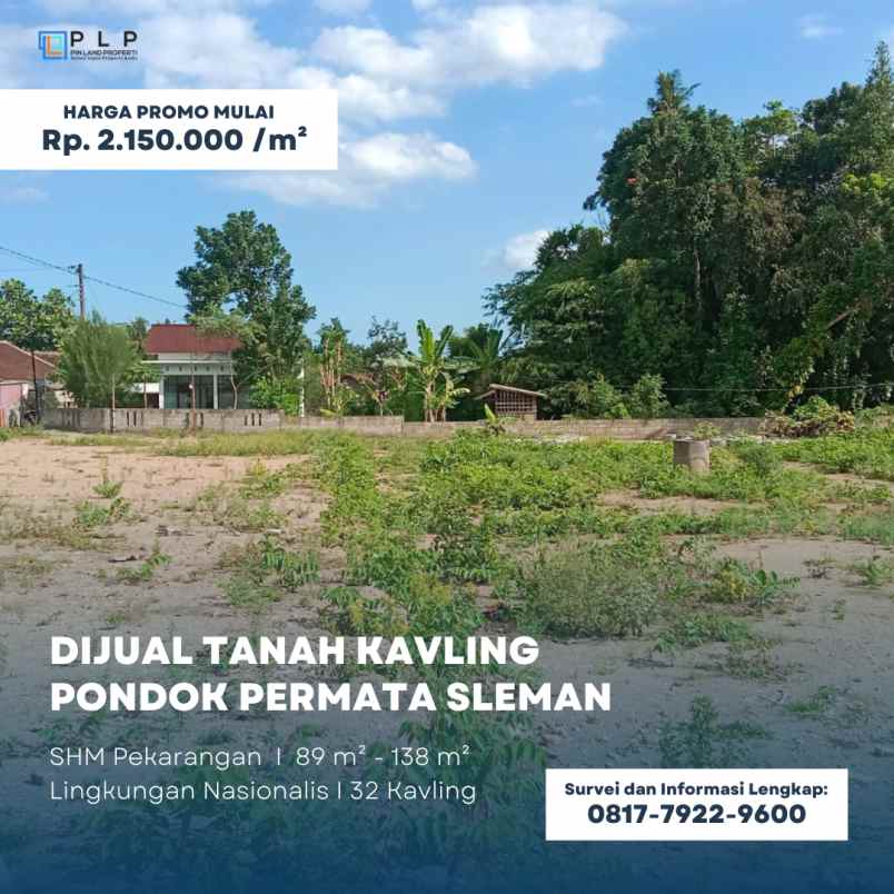 dijual tanah sanggrahan caturharjo sleman