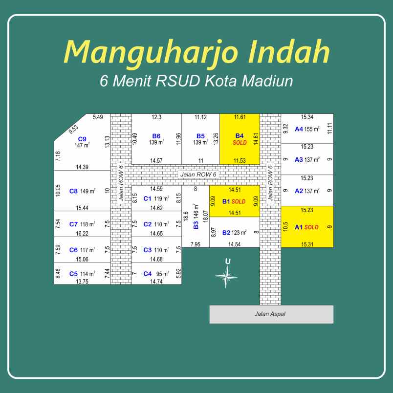 dijual tanah sogaten