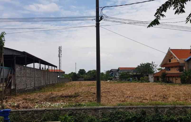 dijual tanah tambaksumur kec waru kab