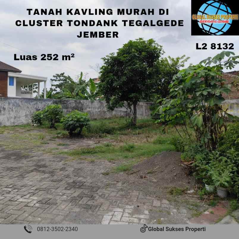 dijual tanah tegal gede