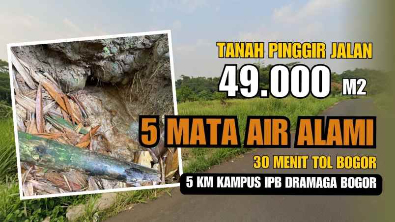 dijual tanah tegal waru kabupaten bogor