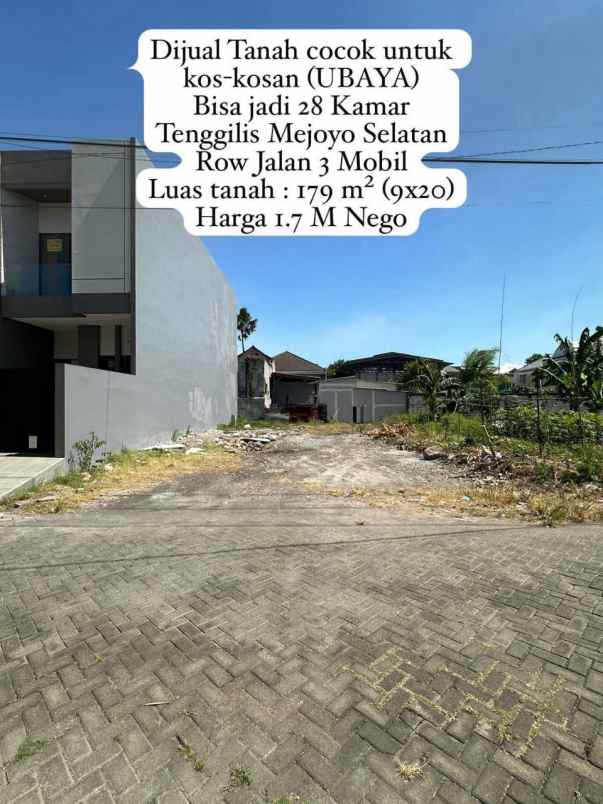 dijual tanah tenggilis