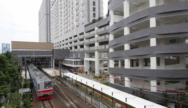 dijusl apartemen nempel stasiun margonda depok