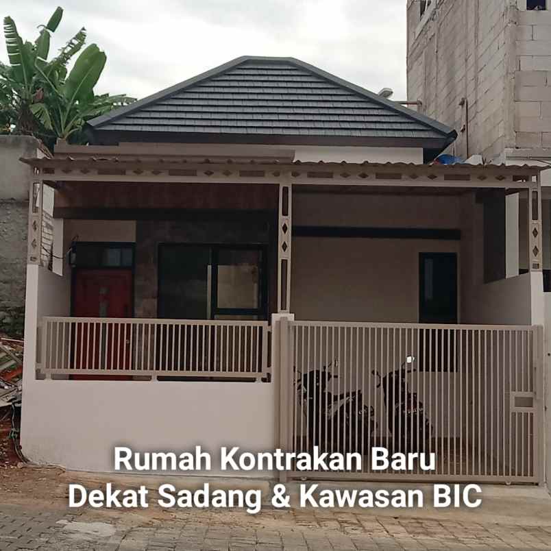 disewakan rumah dekat exit tol sadang dan