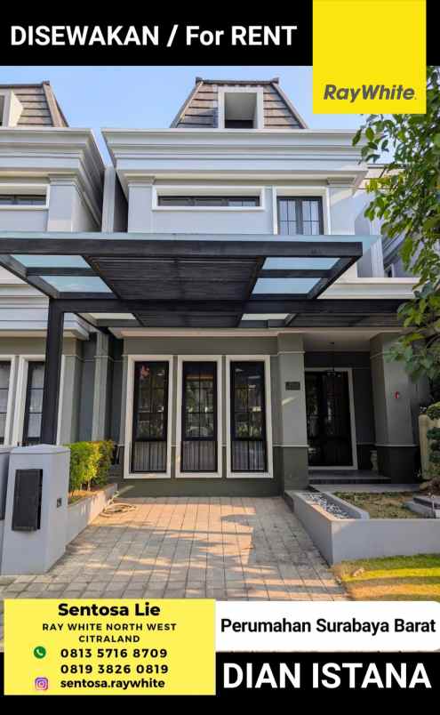 disewakan rumah jalan dian istana