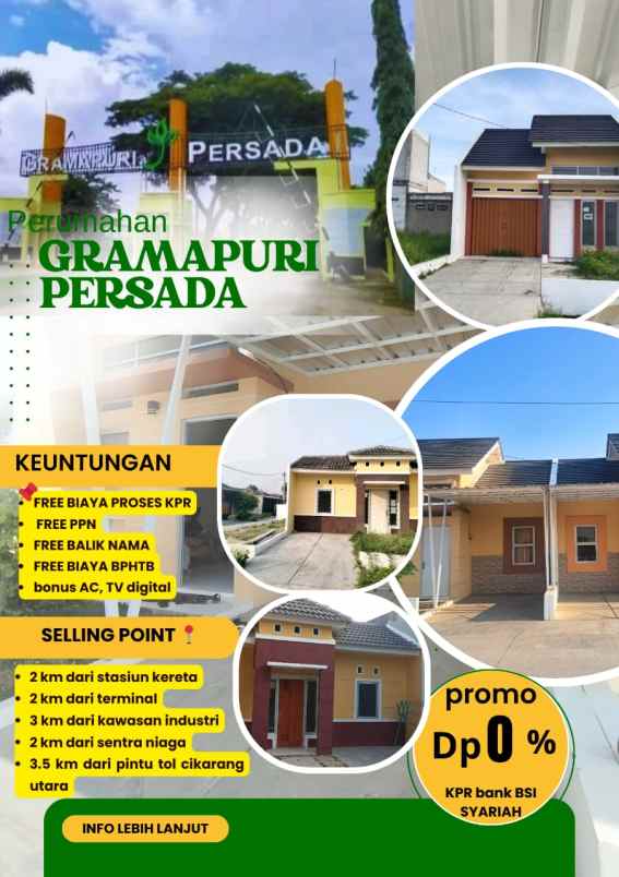 gramapuri persada cikarang rumah ready stock