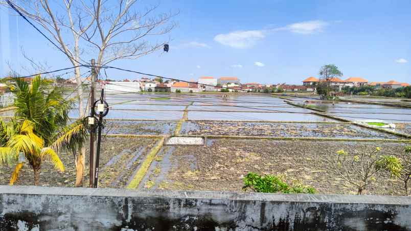 jual gedung perkantoran view sawah bebas banjir