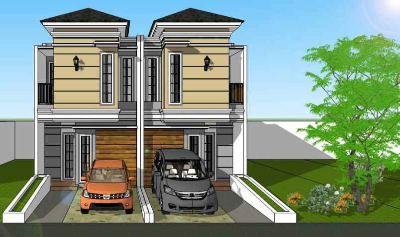 jual rumah murah benda baru pamulang lokasi strategis