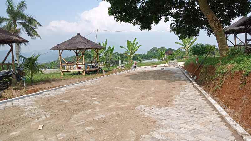 jual tanah pinggir jalan view gunung