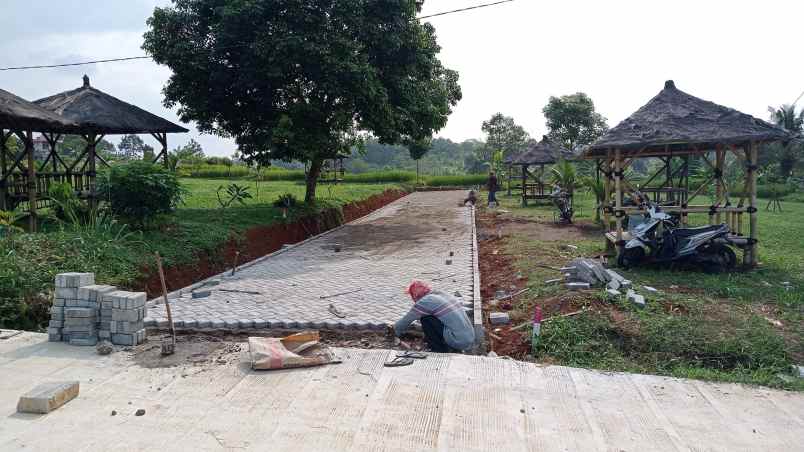 jual tanah pinggir jalan view gunung