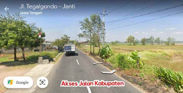 lahan industri 5 ha siapbangun diklaten op 650rb m2