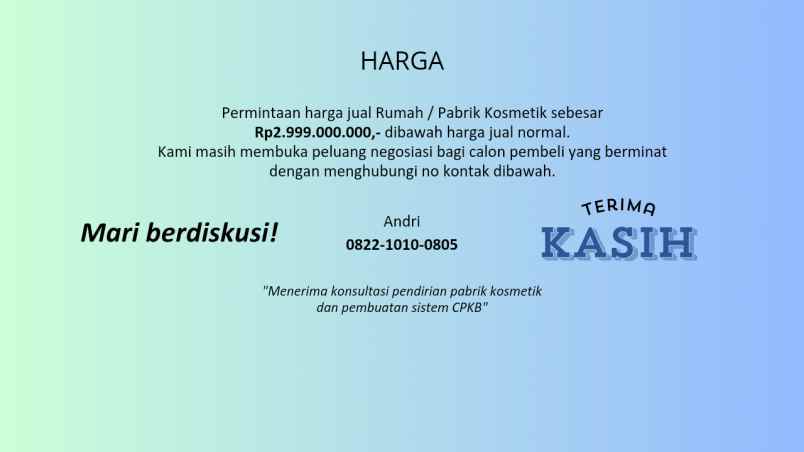 pabrik kosmetik skincare usaha umkm