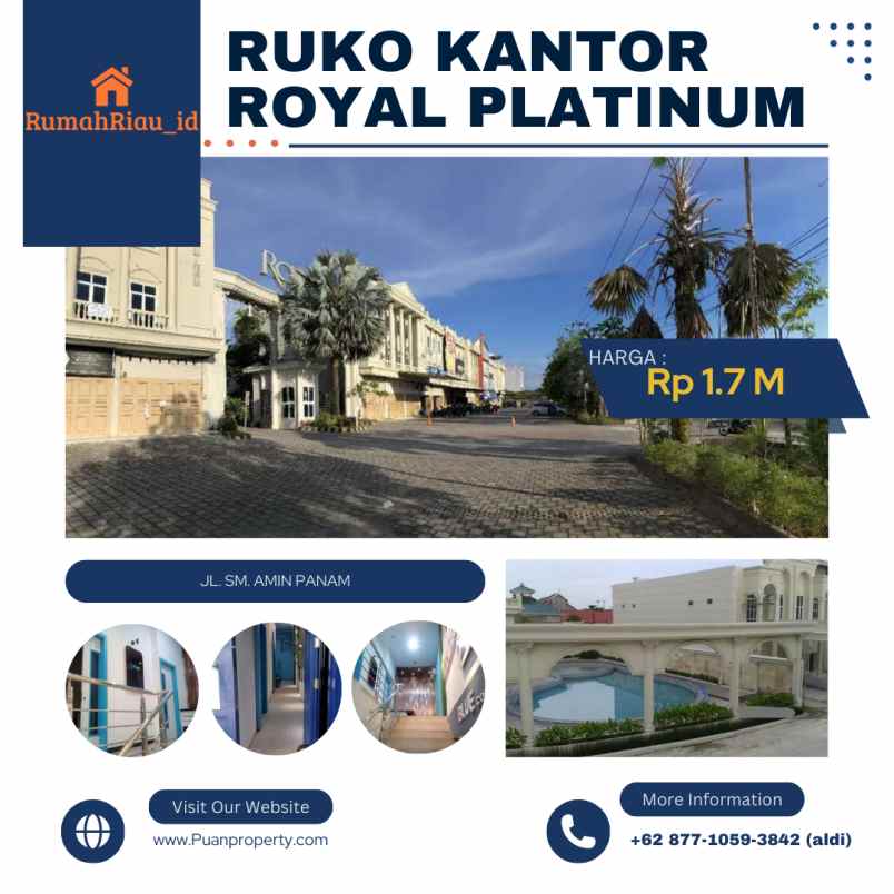 ruko kantor royal platinum pekanbaru riau