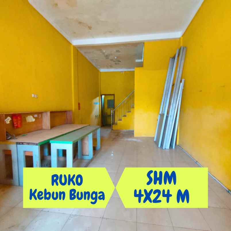 ruko murah di kebun bunga jual cepat