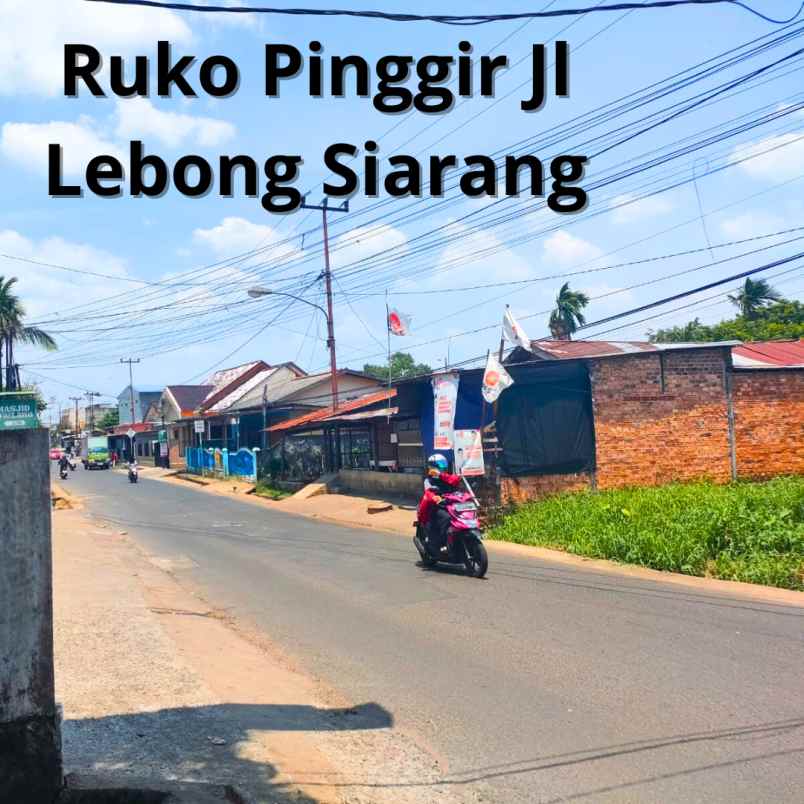 ruko siap pakai lokasi pinggir jl lebong siarang