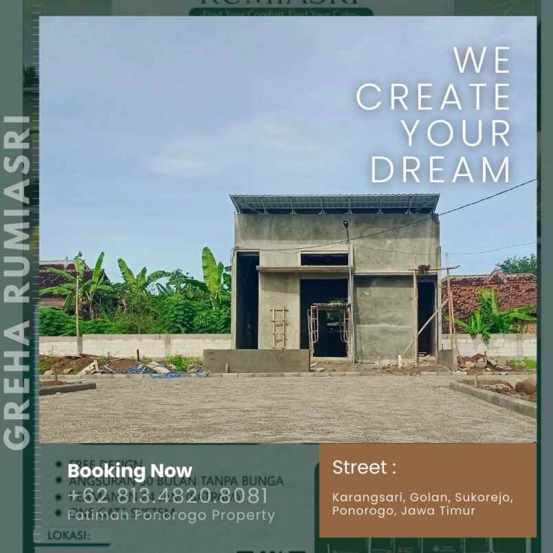 rumah 1lantai syariah minimalis ponorogo