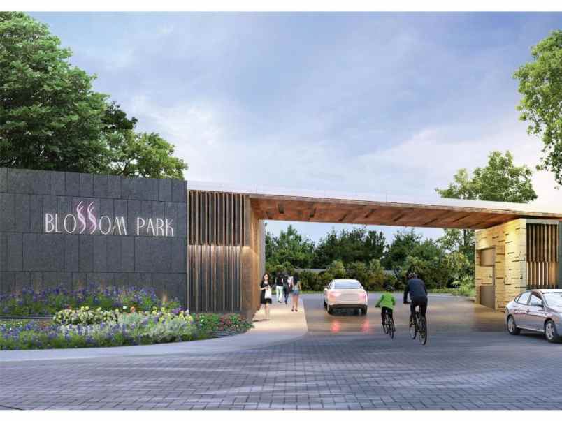 rumah 2 lantai 700 jutaan di blossom park serpong