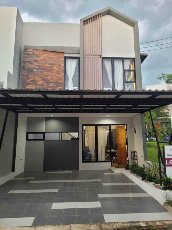 rumah 2 lantai 700 jutaan di blossom park serpong