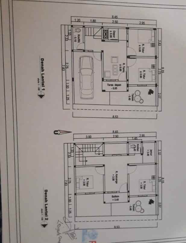 rumah 2 lantai area lemahdadi bangunjiwo