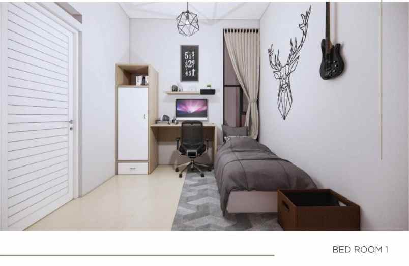 rumah 2 lantai design scandinavian tapos depok