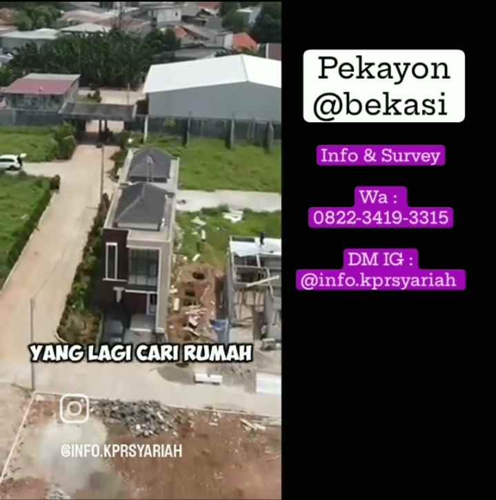 rumah 2 lantai di pekayon dekat grand galaxy bekasi