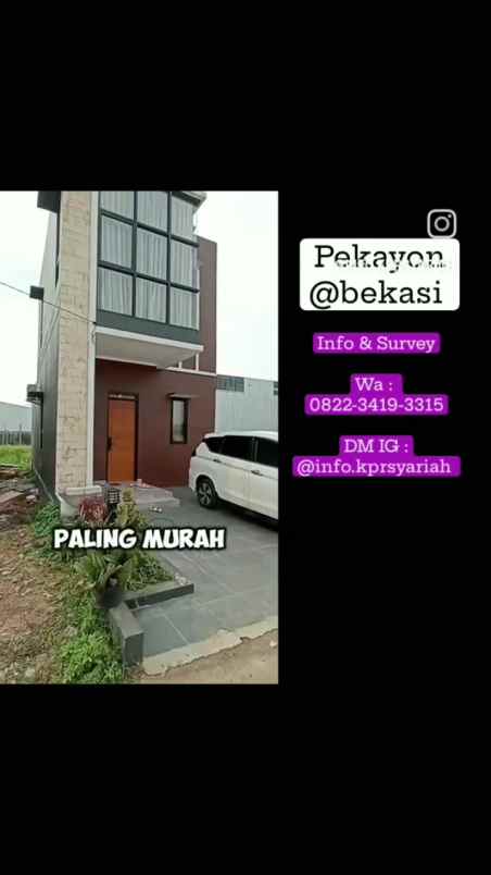 rumah 2 lantai di pekayon dekat grand galaxy bekasi