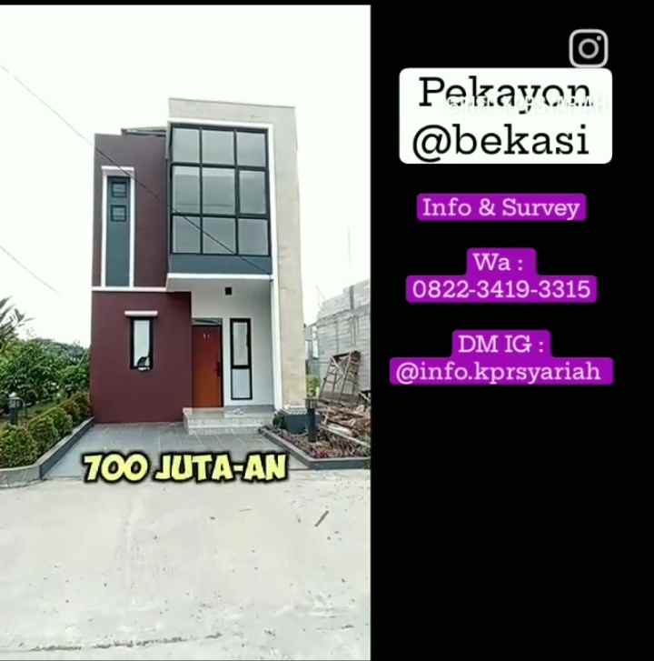 rumah 2 lantai di pekayon dekat grand galaxy bekasi