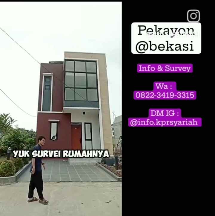 rumah 2 lantai di pekayon dekat grand galaxy bekasi