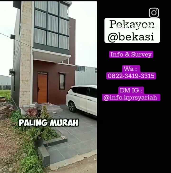 rumah 2 lantai di pekayon dekat grand galaxy bekasi