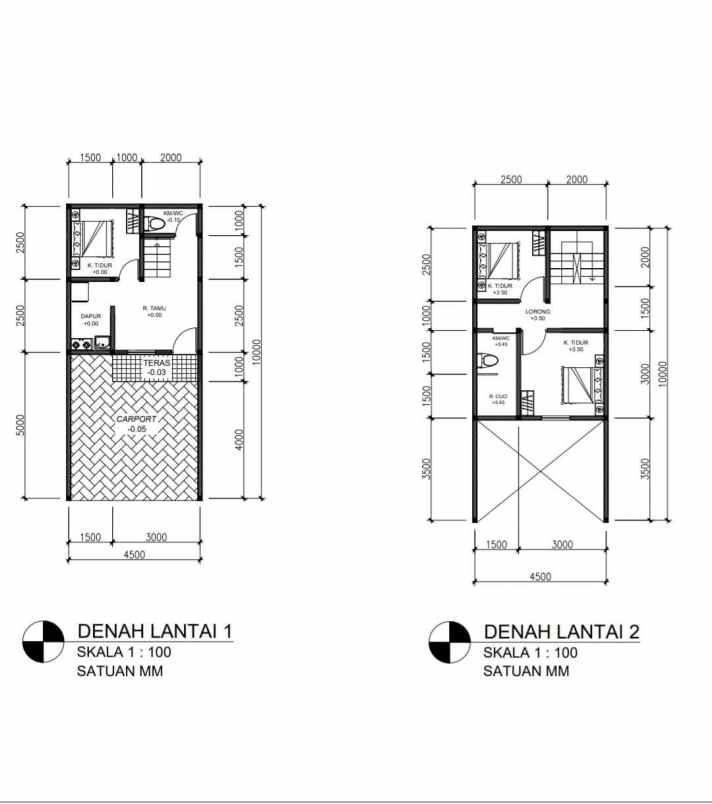 rumah 2lt akses dekat tol setu cipayung jakarta timur