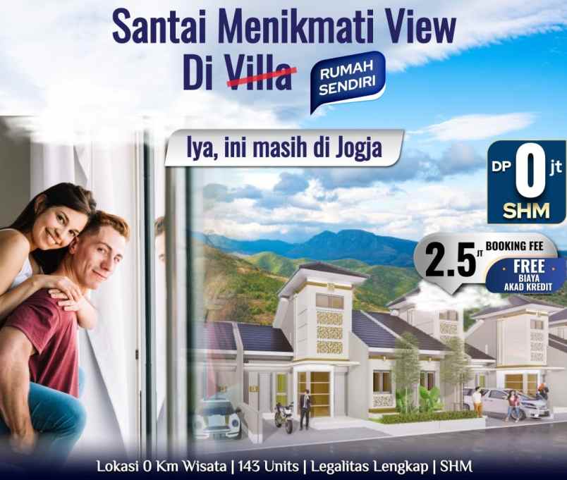 rumah 300 jt an dekat heha sky view dijual