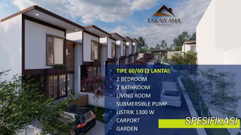 rumah cantik cilengorang 2 lantai