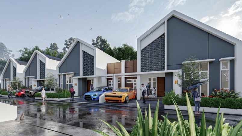 rumah cantik dan nyaman di kawasan parit indah cluster