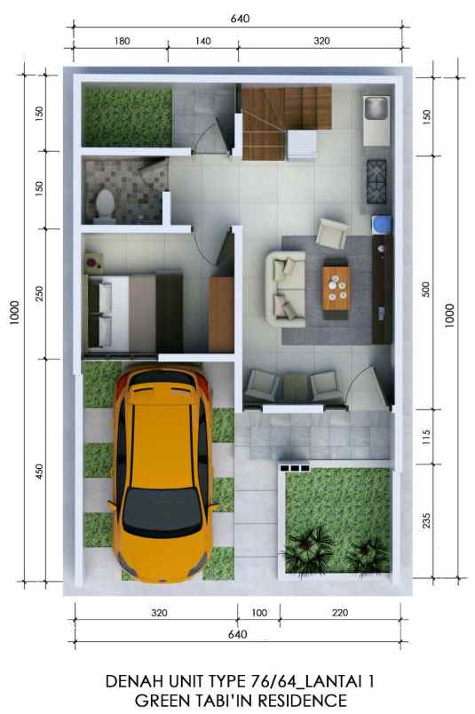 rumah ciampea 2 lantai 400jtaan pinggir jalan raya