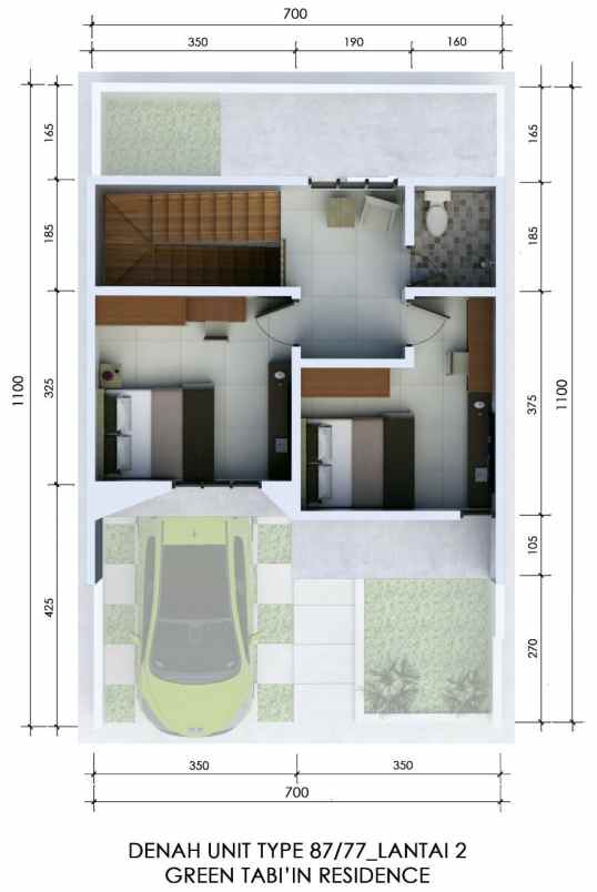 rumah ciampea 2 lantai 400jtaan pinggir jalan raya