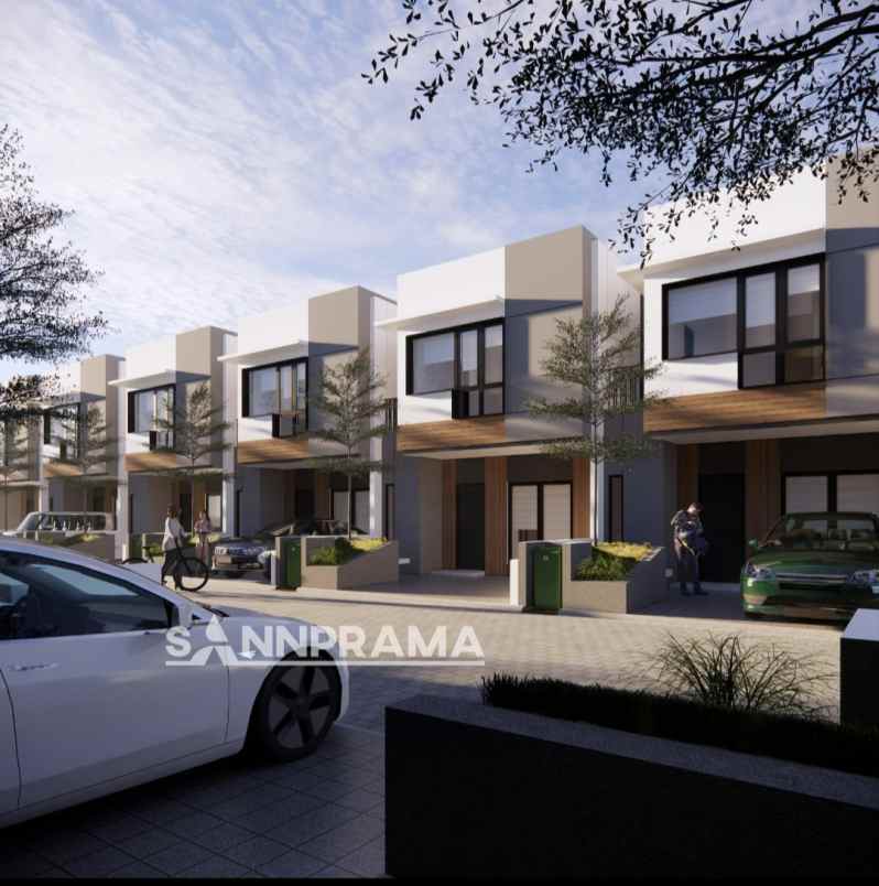 rumah cluster 2 lantai di cinangka sawangan depok