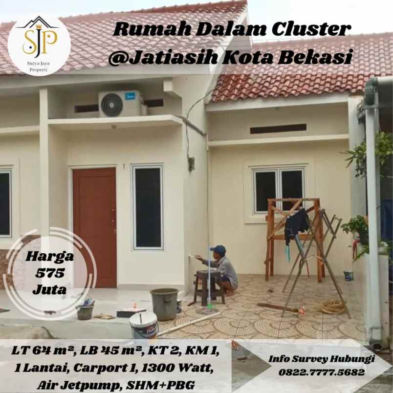 rumah dalam cluster dekat gerbang toll jatiasih