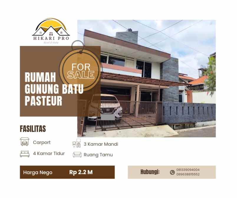 rumah dekat tol pasteur bandung