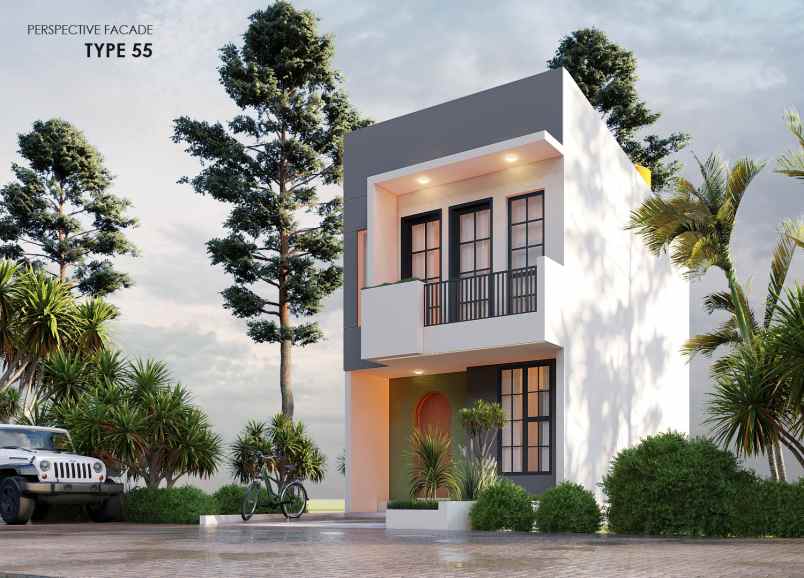 rumah dijual cluster teras madina